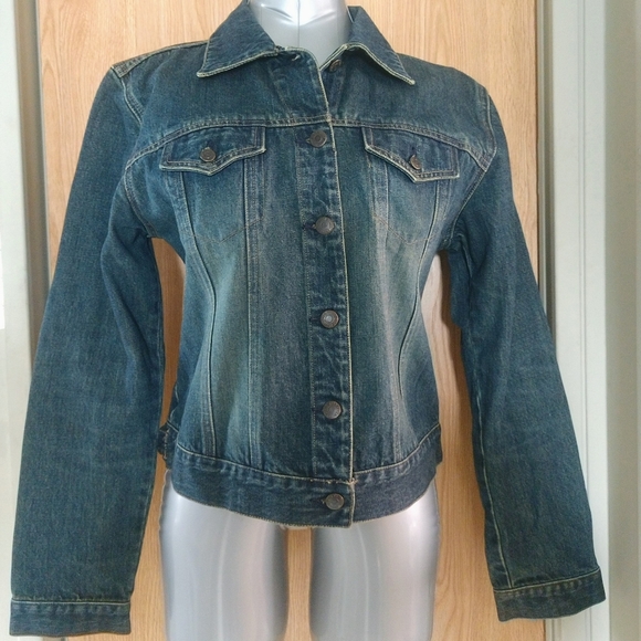 EUC Just Jeans Jnr Dize 14 Trucker/Bike Jacket Cro - Picture 10 of 10